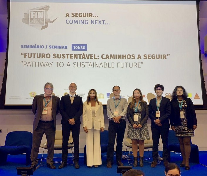 Writer & TV Host Karen Boustany representing Lebanon amongst 42 countries at FIN in Portugal.